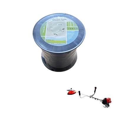 Brush Cutter 2,6mmX166m Trimmer Line Dual Color Square